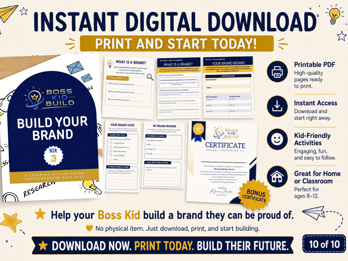 Boss Kid Build Kit #3: Build Your Brand - Digital Download