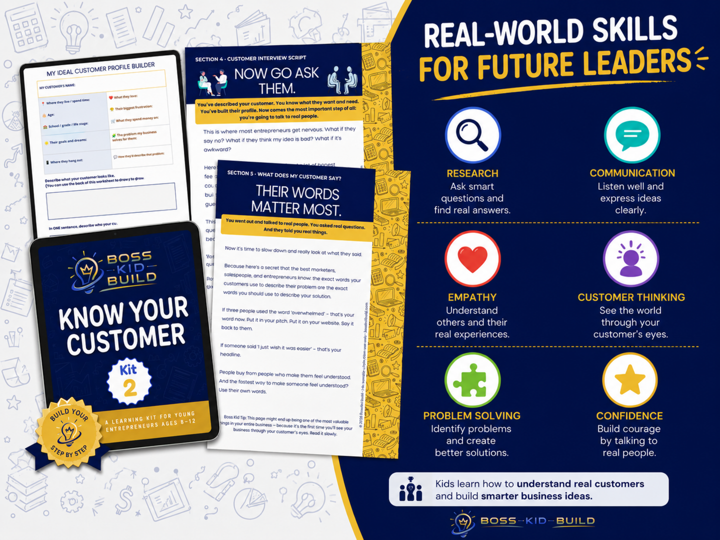 Boss Kid Build Kit #2:  Know Your Customer - Digital Download