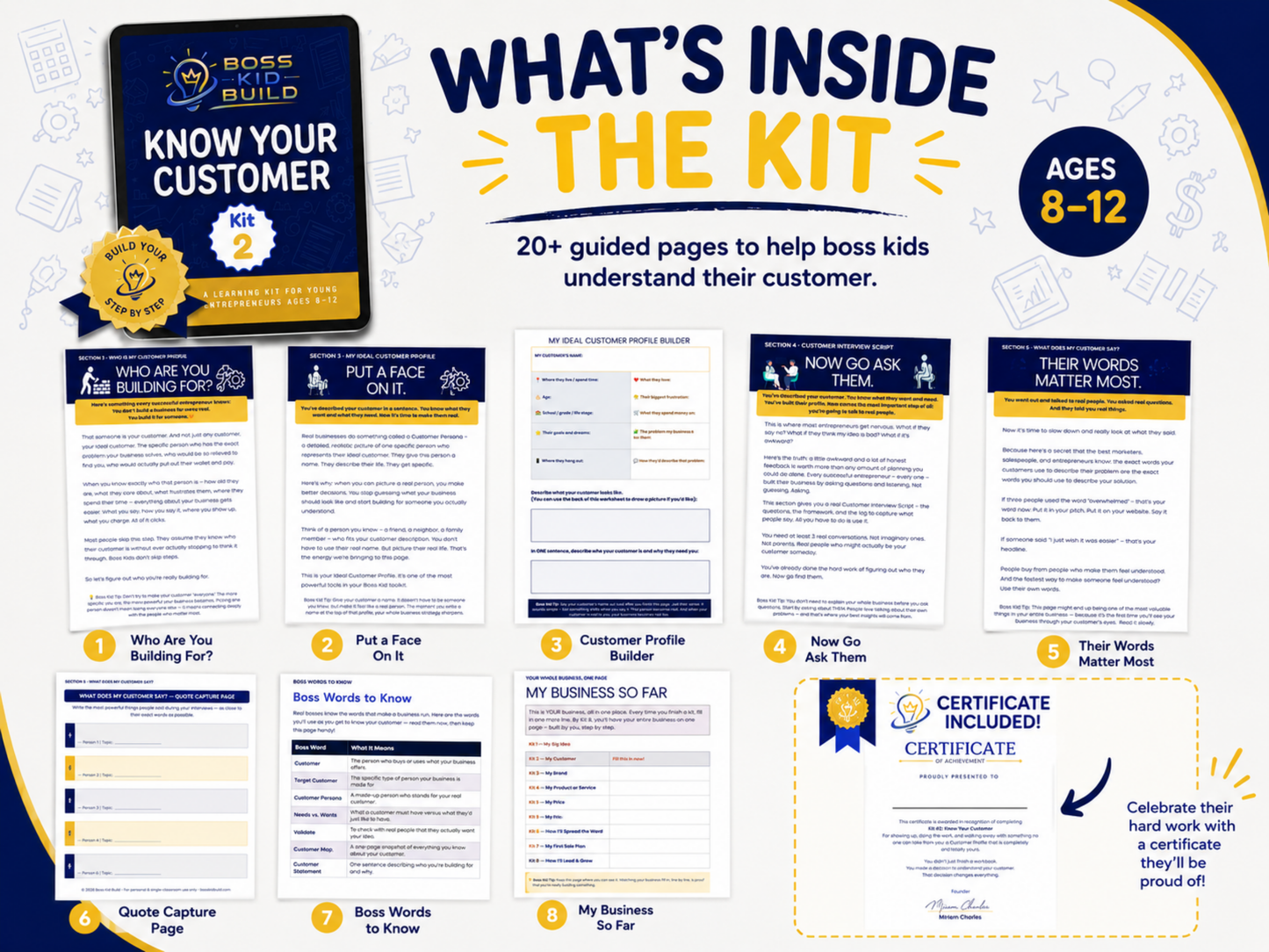 Boss Kid Build Kit #2:  Know Your Customer - Digital Download