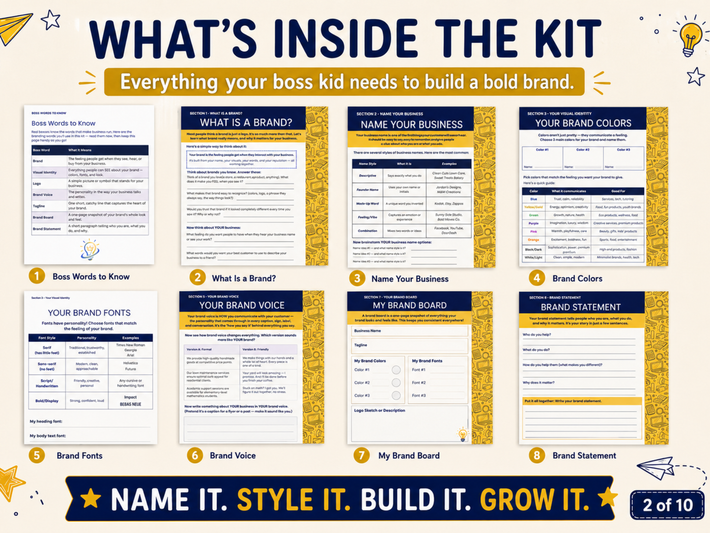 Boss Kid Build Kit #3:  Build Your Brand - Digital Download