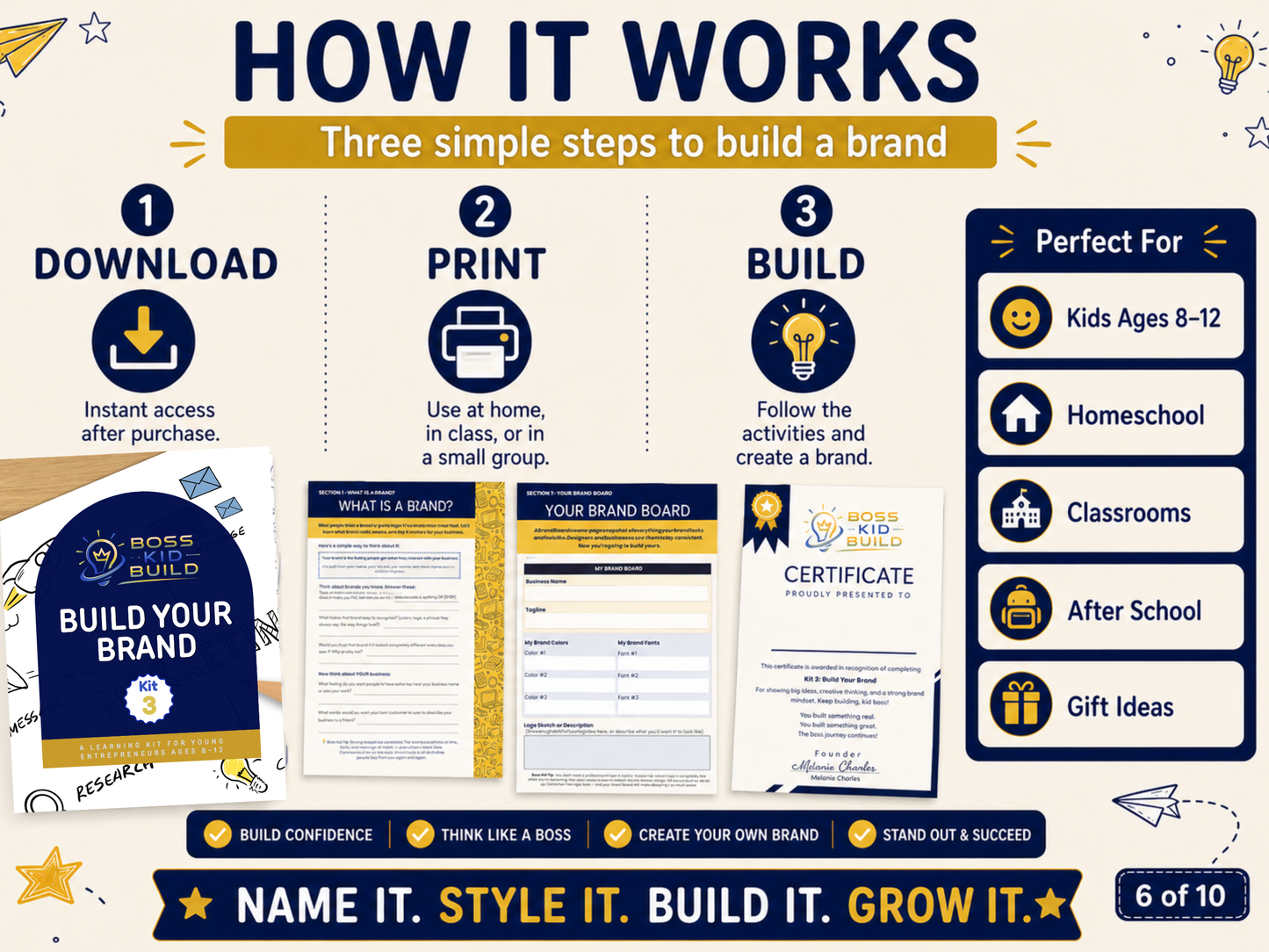 Boss Kid Build Kit #3:  Build Your Brand - Digital Download