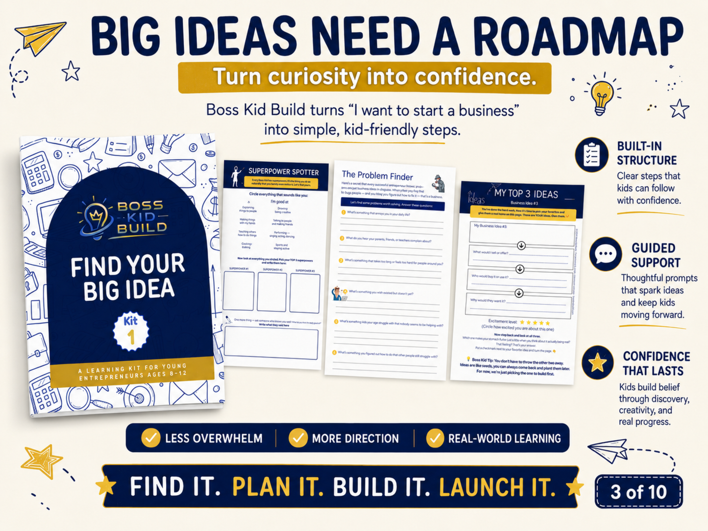 Boss Kid Build Kit #1:  Find Your Big Idea - Digital Download