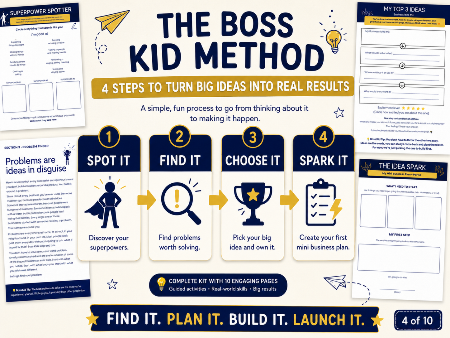 Boss Kid Build Kit #1:  Find Your Big Idea - Digital Download
