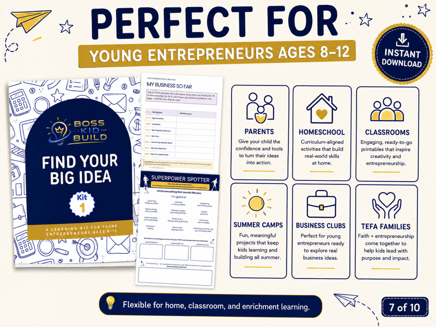 Boss Kid Build Kit #1:  Find Your Big Idea - Digital Download