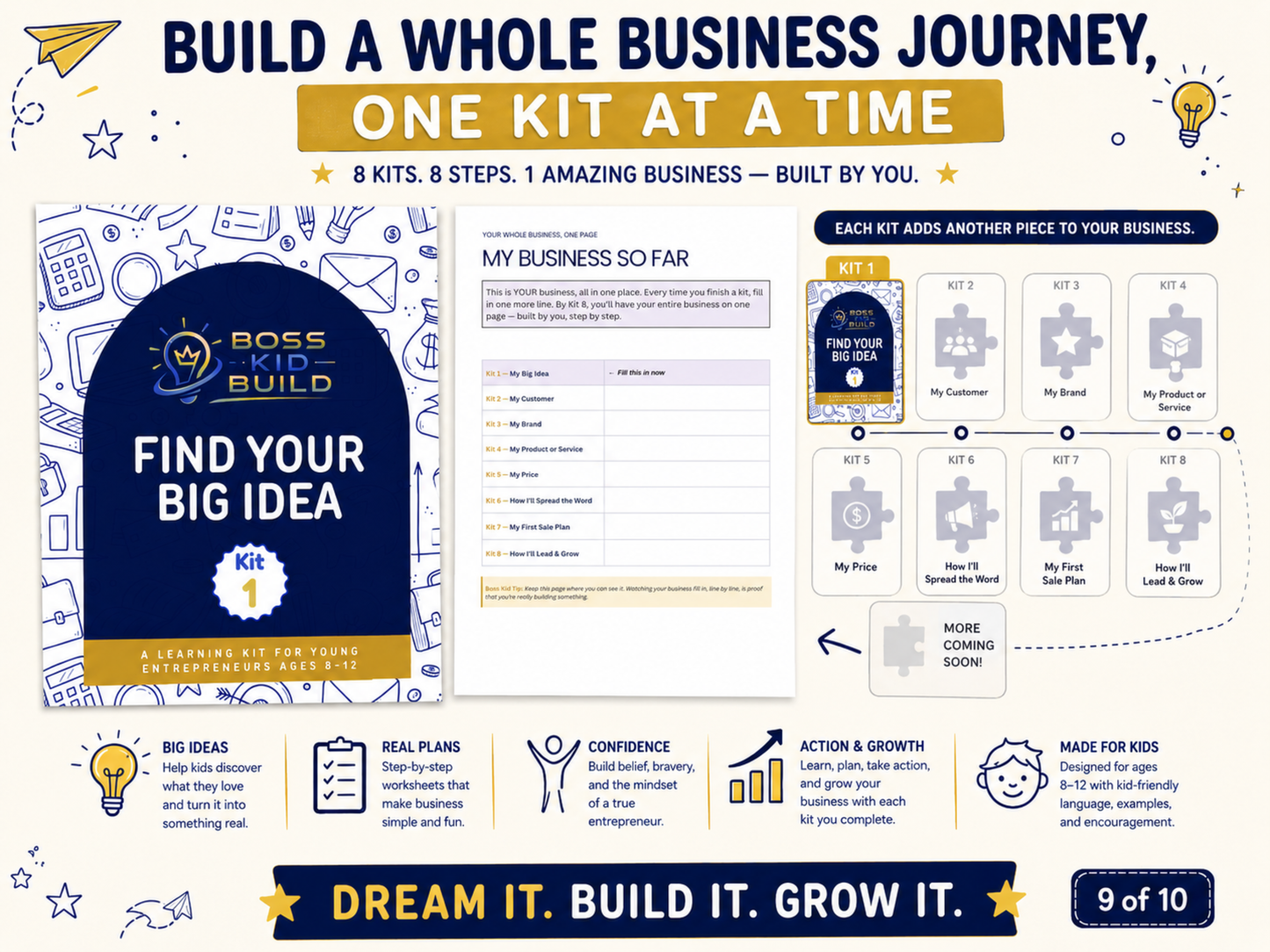 Boss Kid Build Kit #1:  Find Your Big Idea - Digital Download