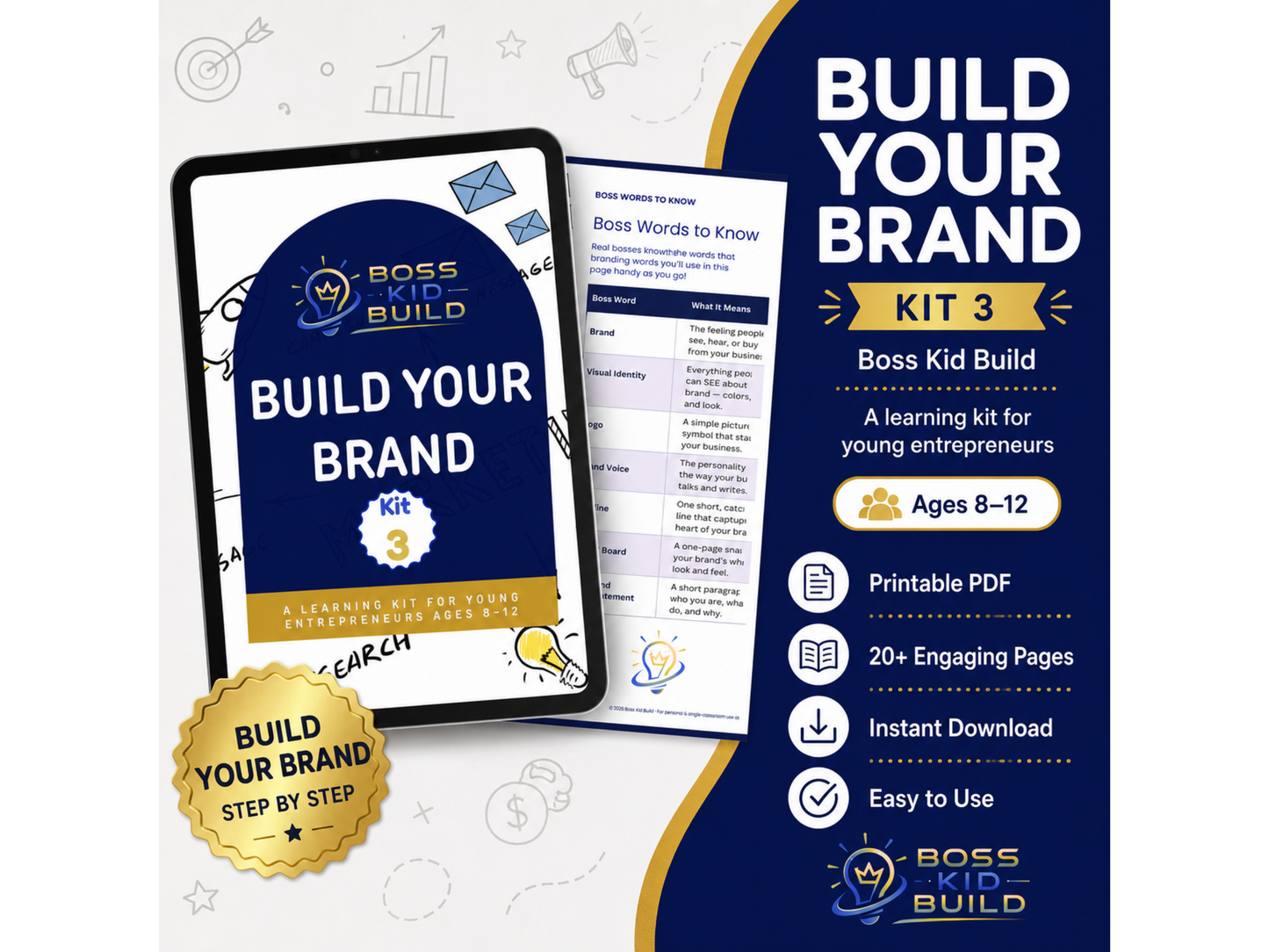 Boss Kid Build Kit #3:  Build Your Brand - Digital Download