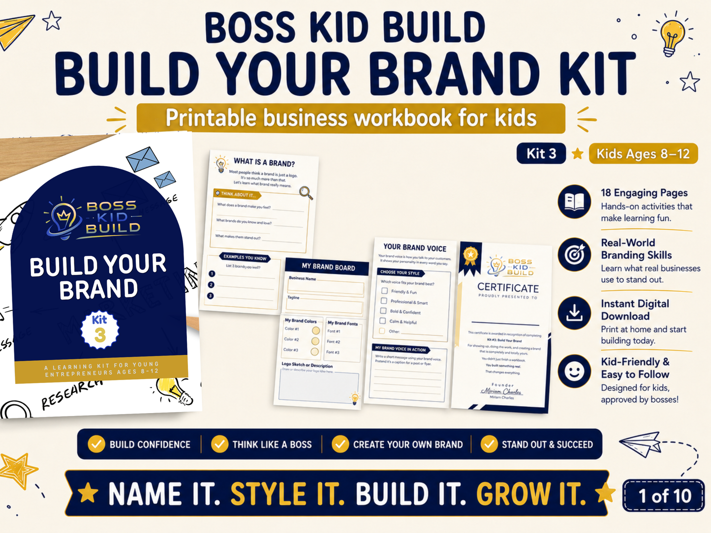 Boss Kid Build Kit #3:  Build Your Brand - Digital Download
