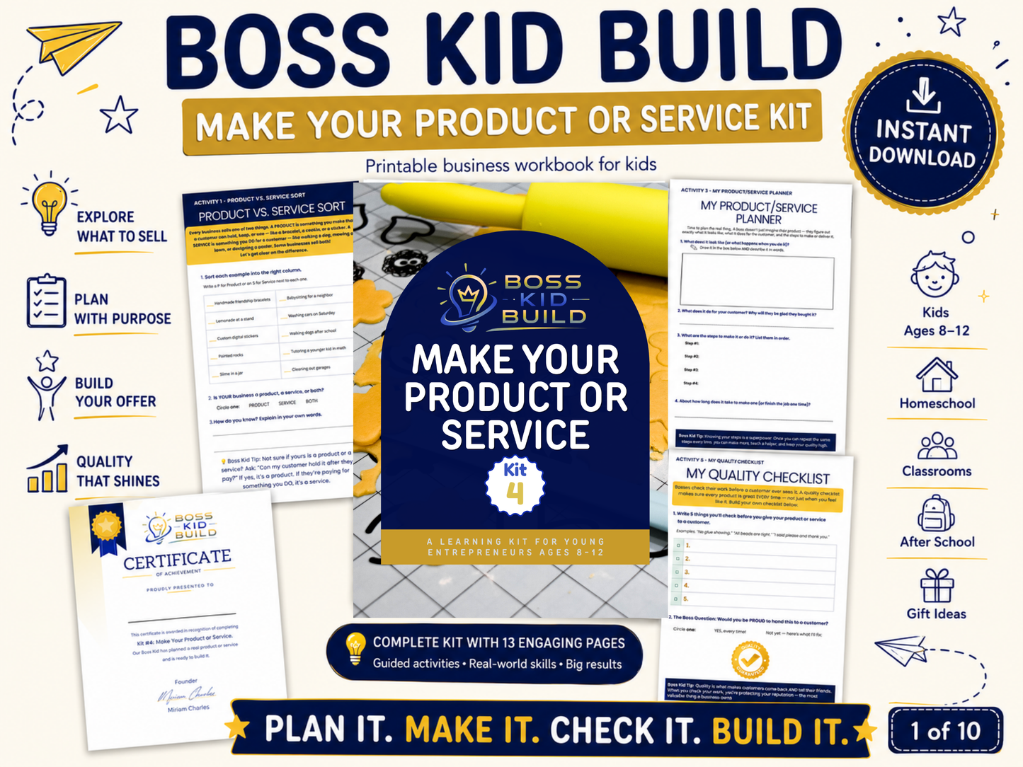 Boss Kid Build Kit #4: Make Your Product or Service - Digital Download