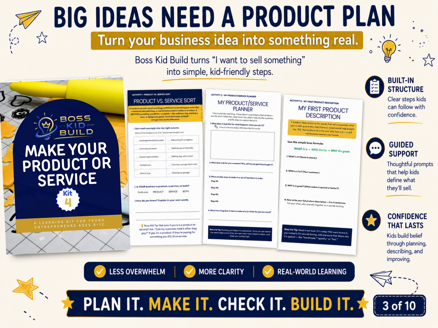 Boss Kid Build Kit #4: Make Your Product or Service - Digital Download