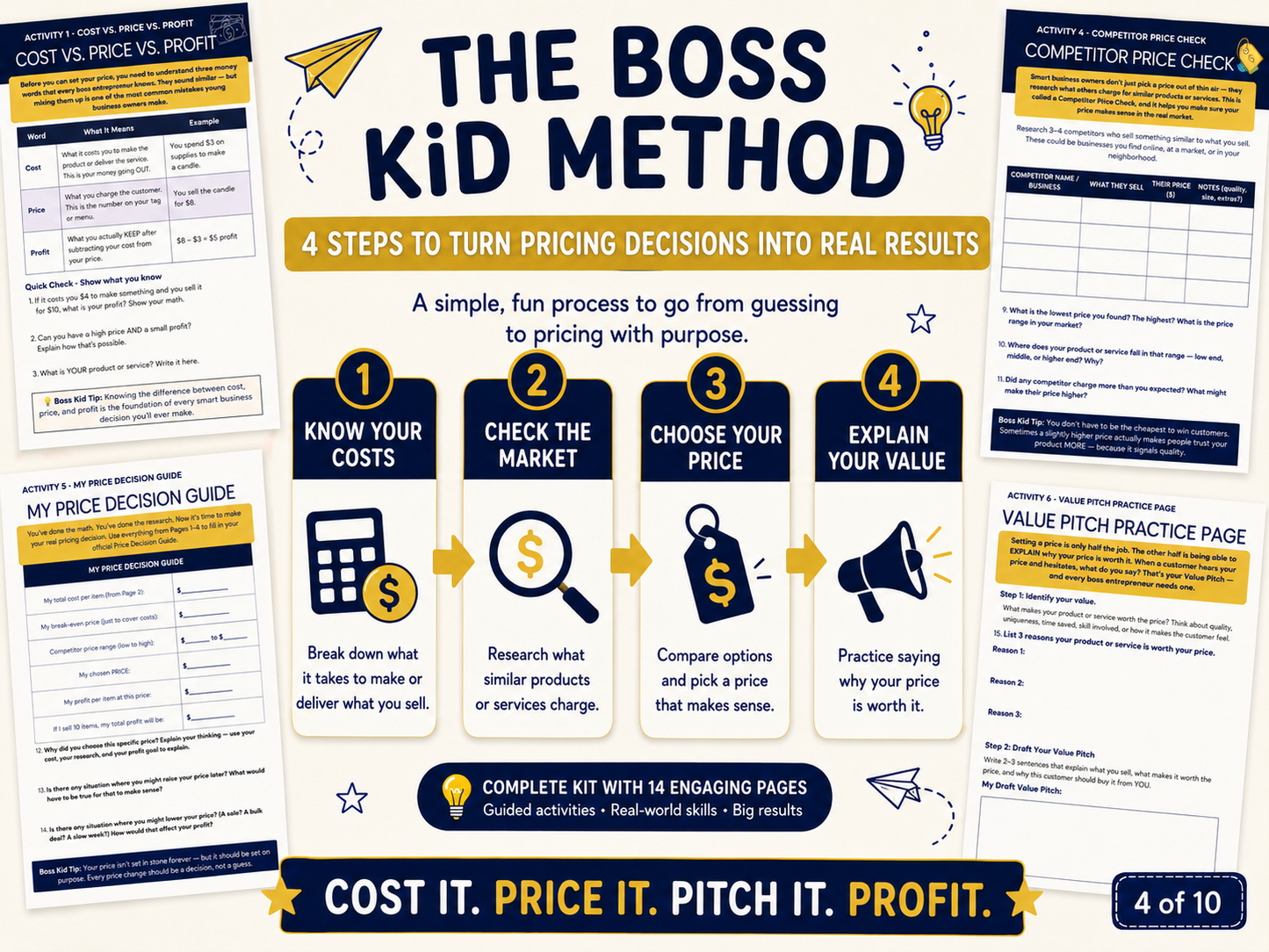 Boss Kid Build Kit #5: Set Your Price - Digital Download