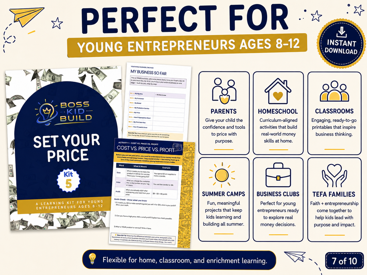 Boss Kid Build Kit #5: Set Your Price - Digital Download