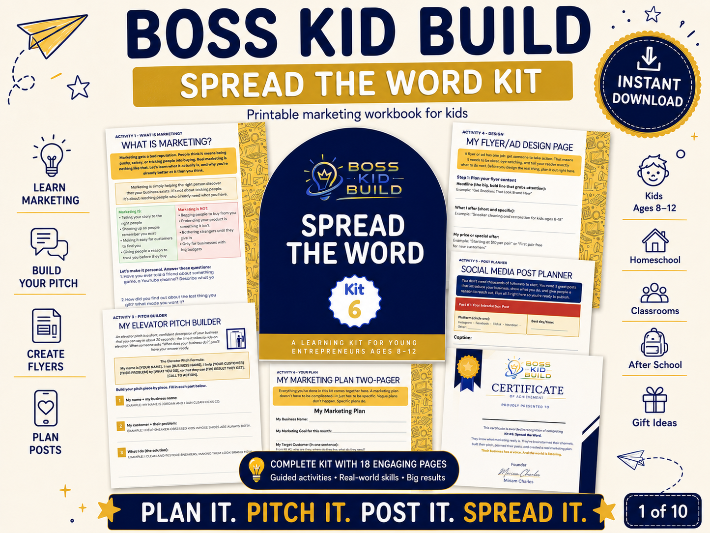 Boss Kid Build Kit #6: Spread the Word - Digital Download