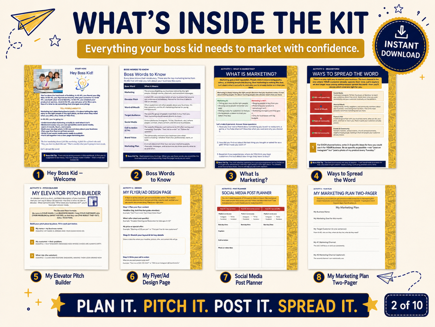 Boss Kid Build Kit #6: Spread the Word - Digital Download