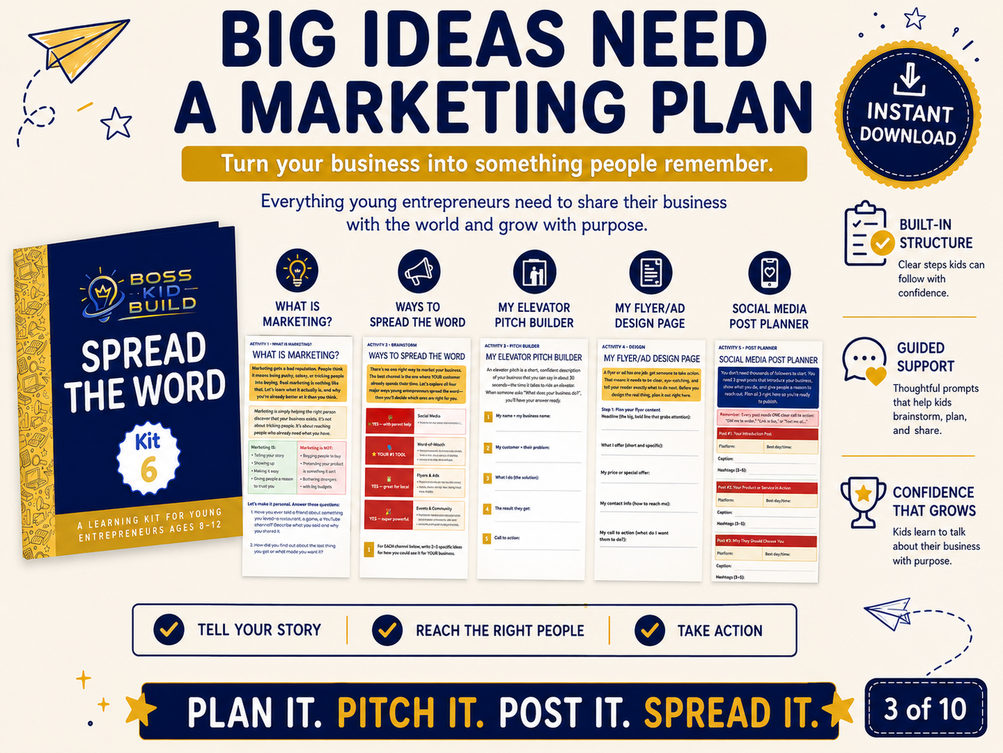 Boss Kid Build Kit #6: Spread the Word - Digital Download