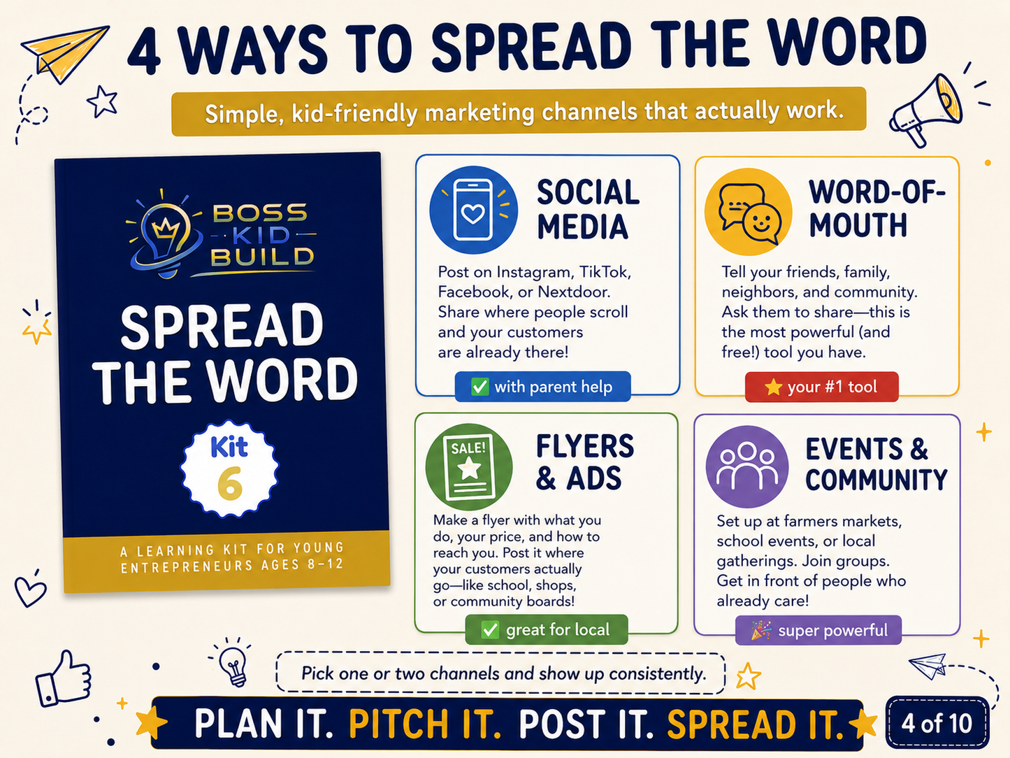 Boss Kid Build Kit #6: Spread the Word - Digital Download