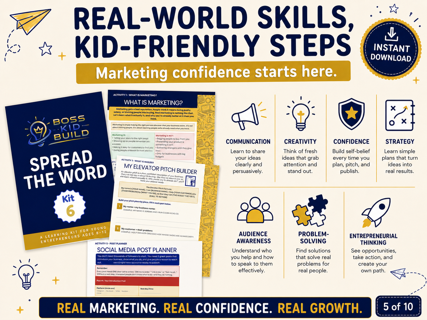 Boss Kid Build Kit #6: Spread the Word - Digital Download
