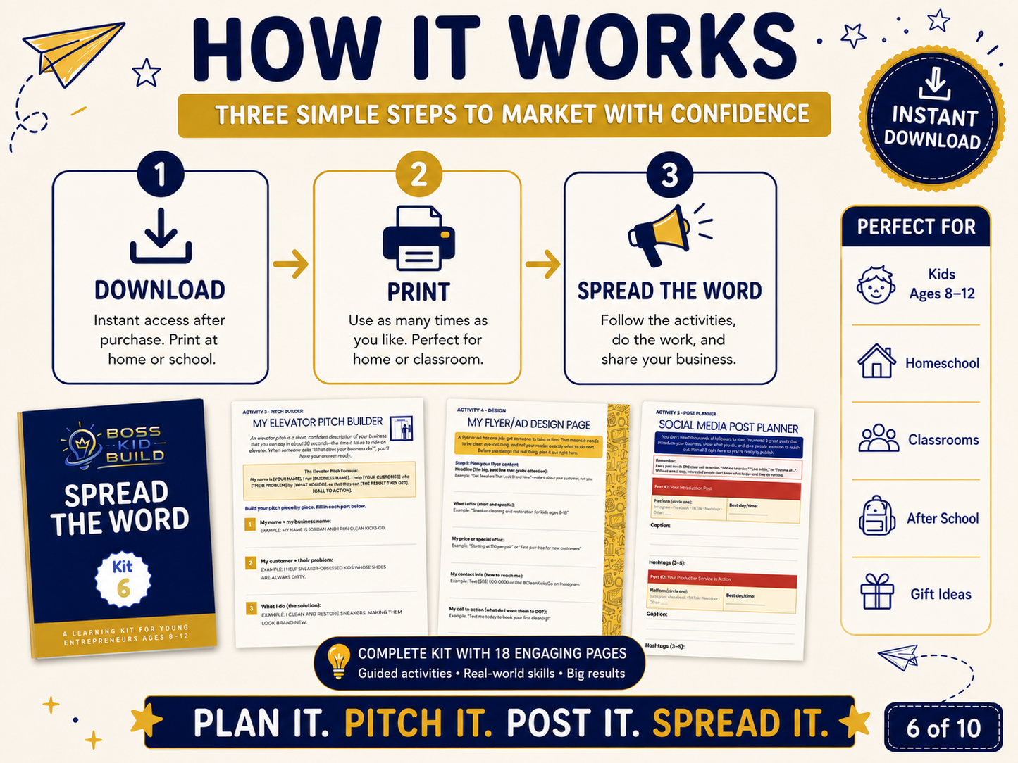 Boss Kid Build Kit #6: Spread the Word - Digital Download