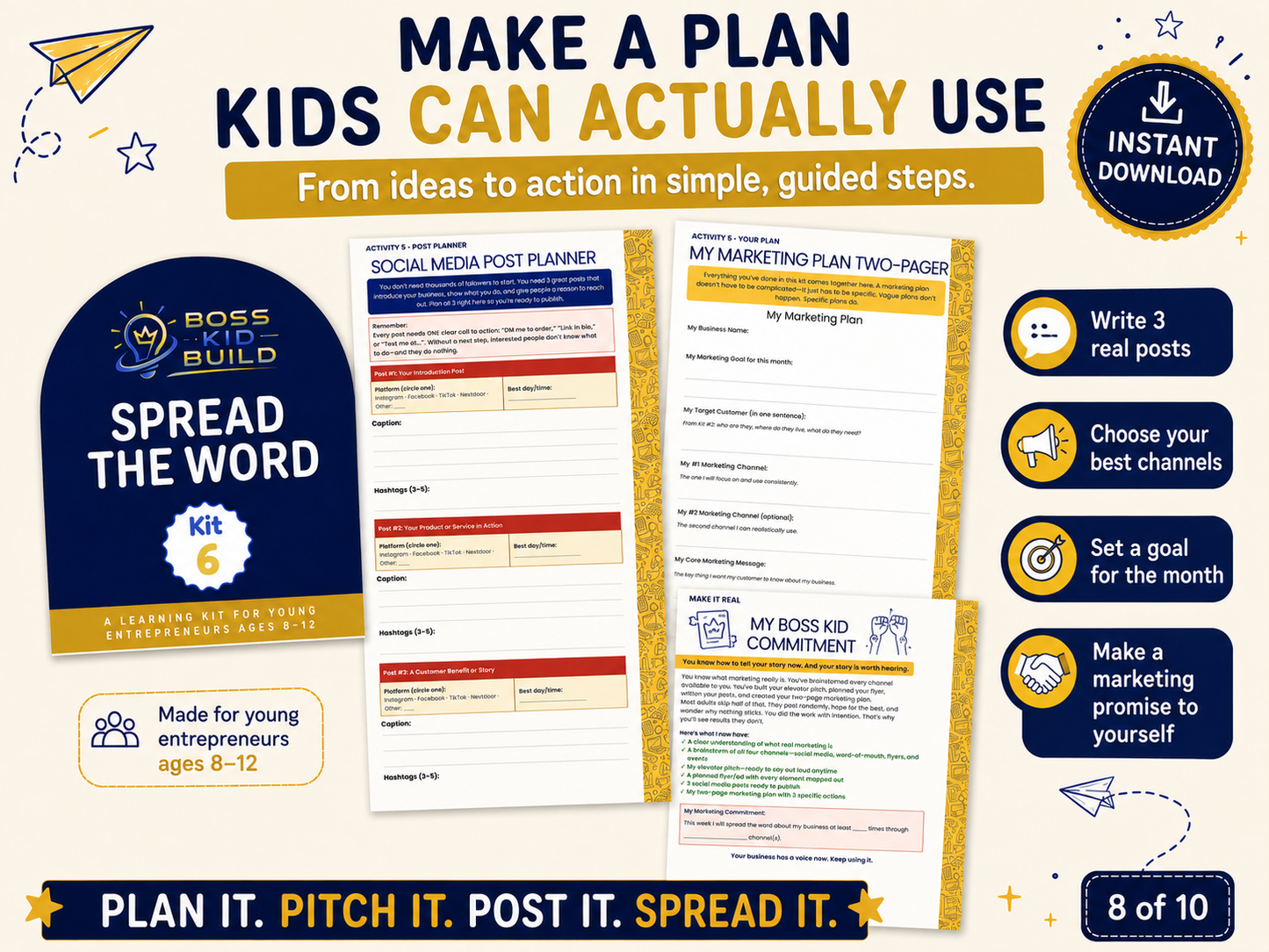 Boss Kid Build Kit #6: Spread the Word - Digital Download