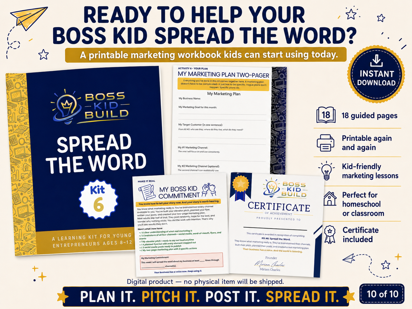 Boss Kid Build Kit #6: Spread the Word - Digital Download