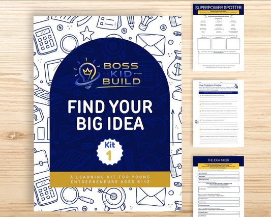 Boss Kid Build Kit #1:  Find Your Big Idea - Digital Download