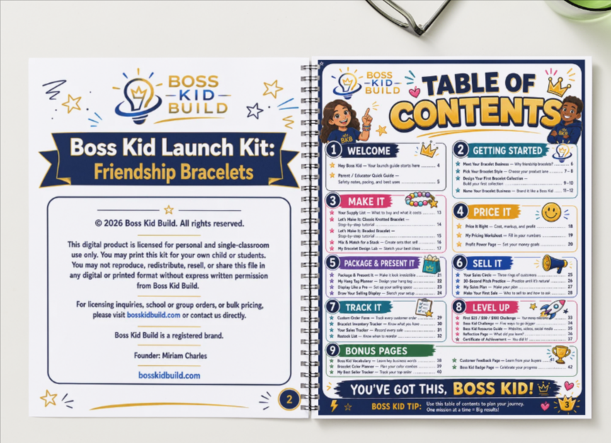 Friendship Bracelet - Launch Kit - Digital Download