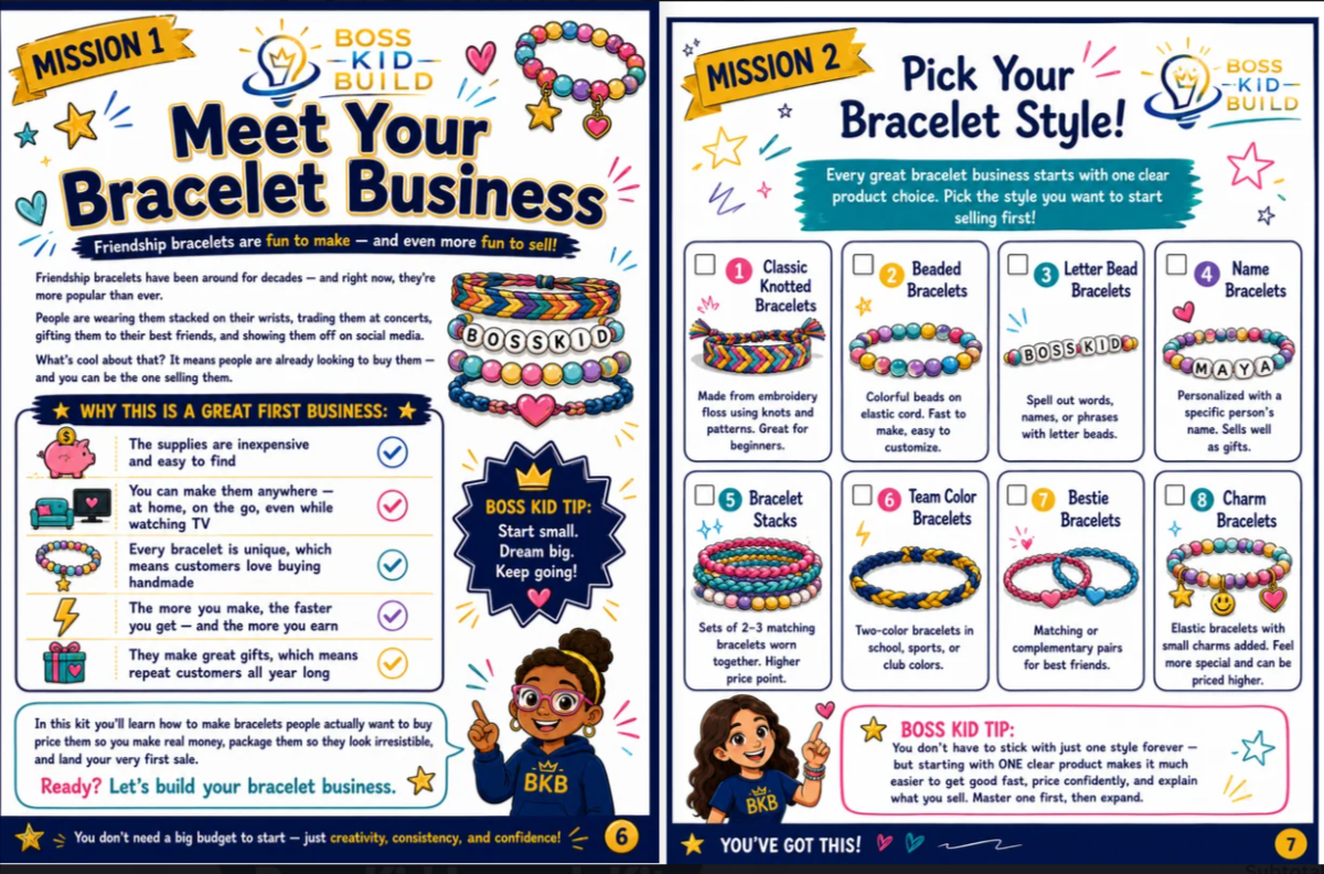Friendship Bracelet - Launch Kit - Digital Download