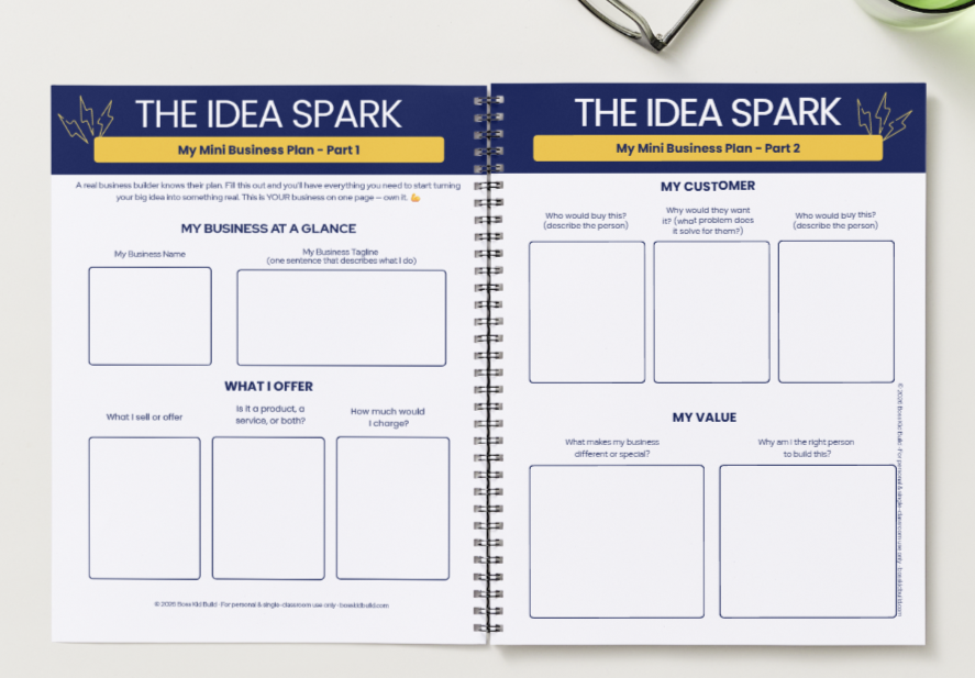 Boss Kid Build Kit #1:  Find Your Big Idea - Digital Download